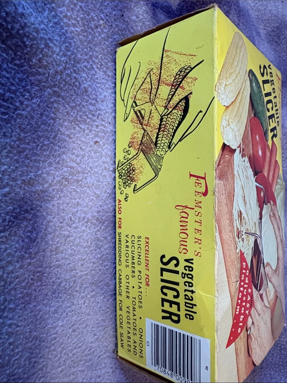 Flemster's Famous Vegetable Slicer - original Packaging and instructions